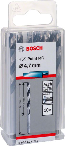 Bosch - HSS-PointeQ Metal Matkap Ucu 4,7 mm 10'lu 2608577215