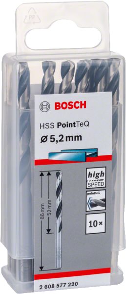 Bosch - HSS-PointeQ Metal Matkap Ucu 5,2 mm 10'lu 2608577220