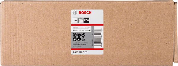 Bosch - Ekonomik Seri Sivri Keski SDS-Plus 250 mm 10'lu 2608578517