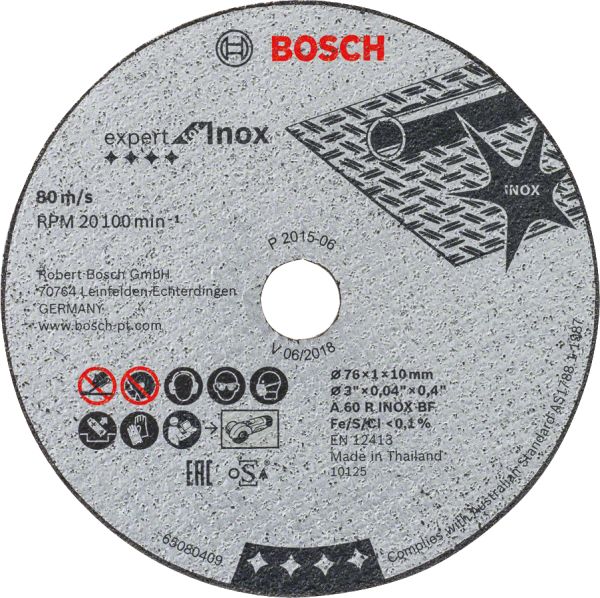 Bosch - Expert for Inox Serisi Kesme Diski 76*1,0 mm 2608601520