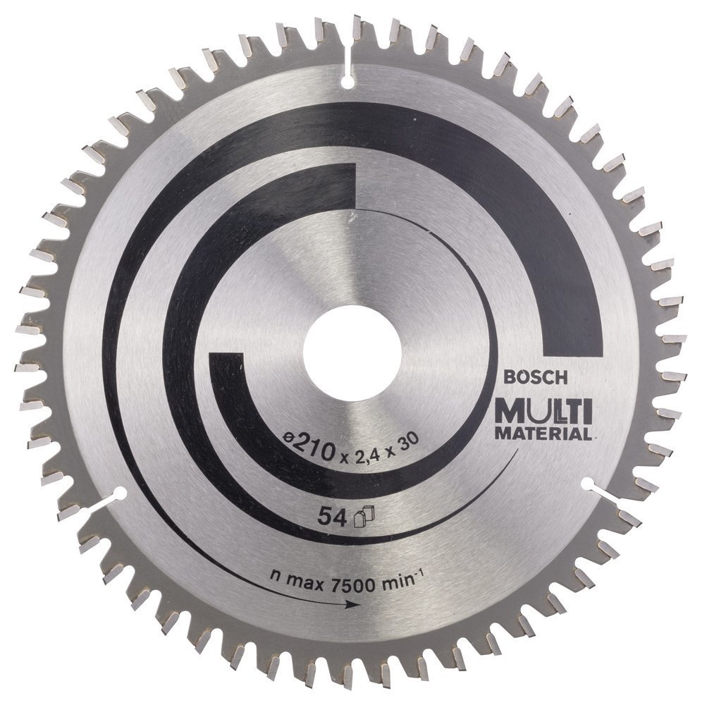 Bosch - Standard for Serisi Çoklu Malzeme için Daire Testere Bıçağı 210*30 mm 54 Diş 2608640511