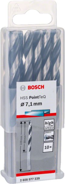 Bosch - HSS-PointeQ Metal Matkap Ucu 7,1 mm 10'lu 2608577239