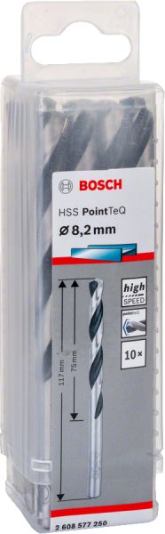 Bosch - HSS-PointeQ Metal Matkap Ucu 8,2 mm 10'lu 2608577250