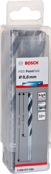 Bosch - HSS-PointeQ Metal Matkap Ucu 8,8 mm 10'lu 2608577256