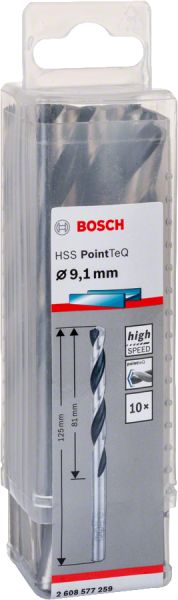 Bosch - HSS-PointeQ Metal Matkap Ucu 9,1 mm 10'lu 2608577259