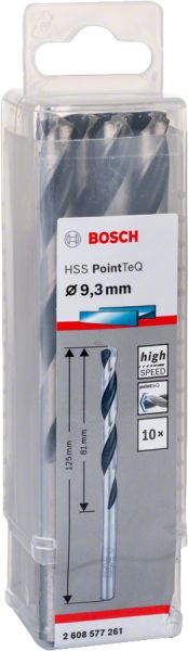 Bosch - HSS-PointeQ Metal Matkap Ucu 9,3 mm 10'lu 2608577261
