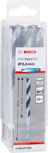 Bosch - HSS-PointeQ Metal Matkap Ucu 9,4 mm 10'lu 2608577262