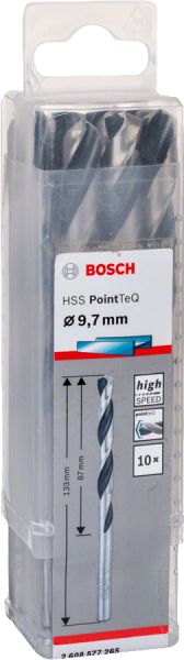 Bosch - HSS-PointeQ Metal Matkap Ucu 9,7 mm 10'lu 2608577265