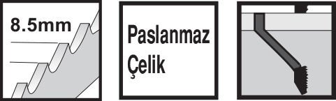 KNISAW 300 mm DONMUŞ MALZ. KILIÇ TESTERE