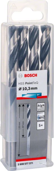 Bosch - HSS-PointeQ Metal Matkap Ucu 10,3 mm 5'li 2608577271