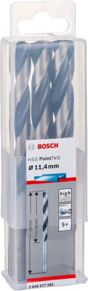 Bosch - HSS-PointeQ Metal Matkap Ucu 11,4 mm 5'li 2608577282