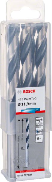 Bosch - HSS-PointeQ Metal Matkap Ucu 11,9 mm 5'li 2608577287