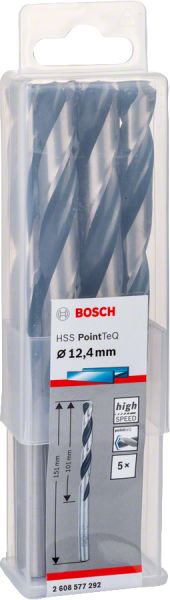 Bosch - HSS-PointeQ Metal Matkap Ucu 12,4 mm 5'li 2608577292