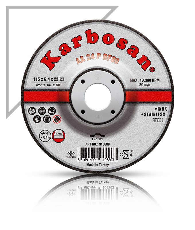 KARBOSAN/180x6.4x22.23/PASLANMAZ TAŞLAMA TAŞI