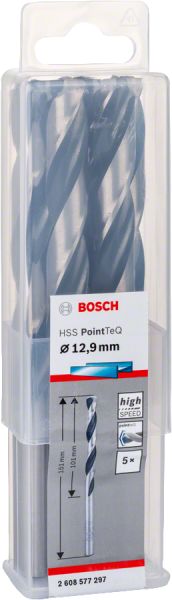 Bosch - HSS-PointeQ Metal Matkap Ucu 12,9 mm 5'li 2608577297