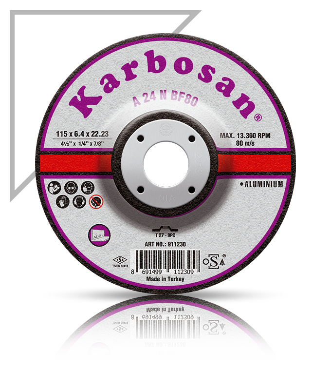 KARBOSAN/125x6.4x22.23/ALÜMİNYUM TAŞLAMA TAŞI