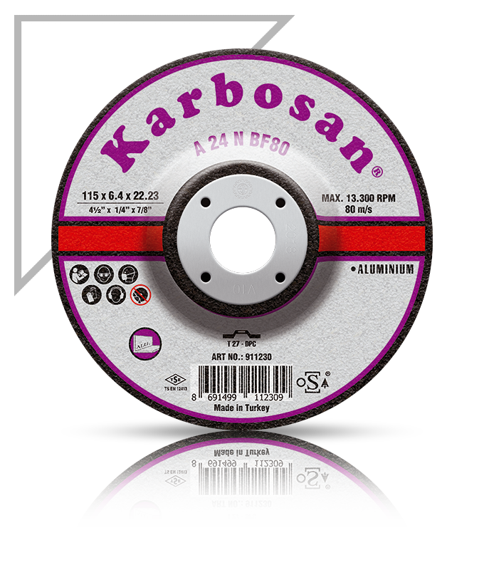 KARBOSAN/180x8.0x22.23/ALÜMİNYUM TAŞLAMA TAŞI