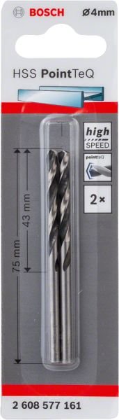 Bosch - HSS-PointeQ Metal Matkap Ucu 4,0 mm 2'li 2608577161