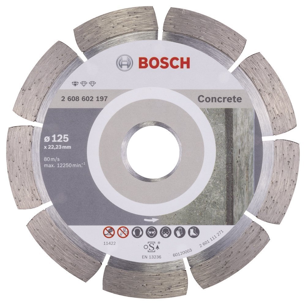 Bosch - Standard Seri Beton İçin Elmas Kesme Diski 125 mm 2608602197