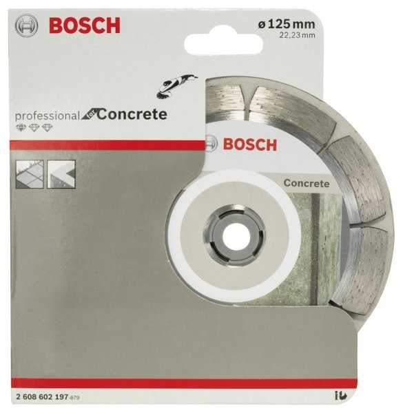 Bosch - Standard Seri Beton İçin Elmas Kesme Diski 125 mm 2608602197