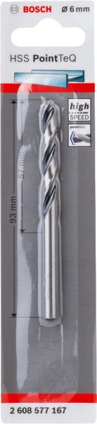 Bosch - HSS-PointeQ Metal Matkap Ucu 6,0 mm 2608577167