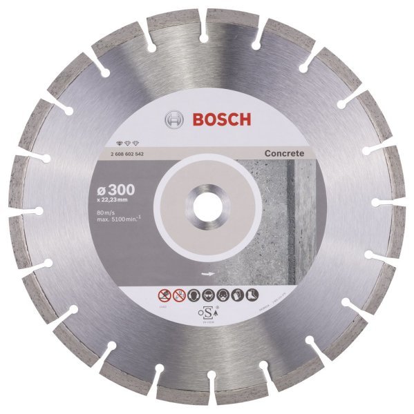 Bosch - Standard Seri Beton İçin Elmas Kesme Diski 300 mm 2608602542
