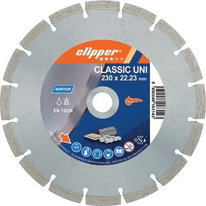 Elmas Testere Beton Kesim UNI 230 mm Susuz