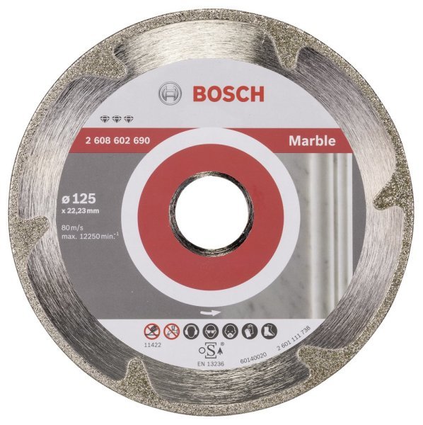 Bosch - Best Serisi Mermer İçin Elmas Kesme Diski 125 mm 2608602690