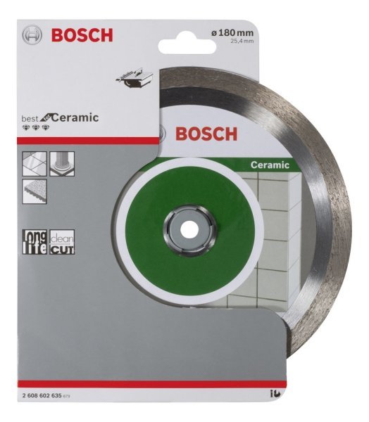 Bosch - Best Serisi Seramik İçin Elmas Kesme Diski 180 mm 2608602635