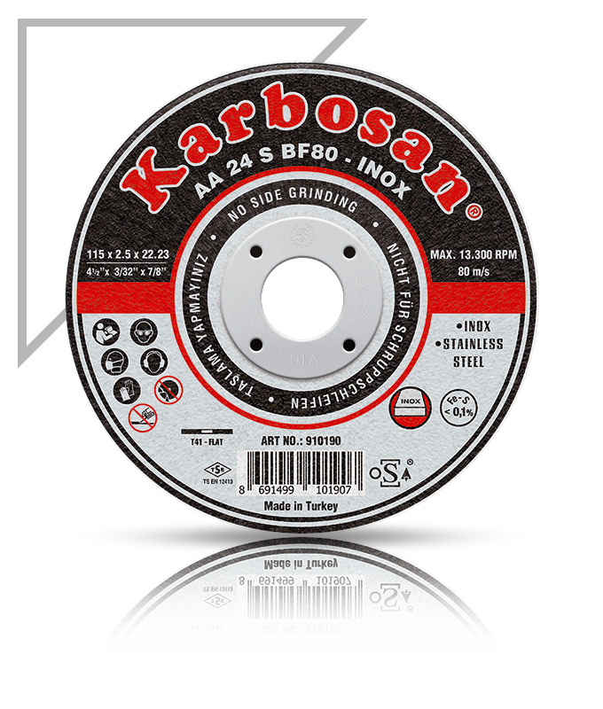 KARBOSAN/115x2.5x22.23/METAL KESME TAŞLAMA DİSKİ