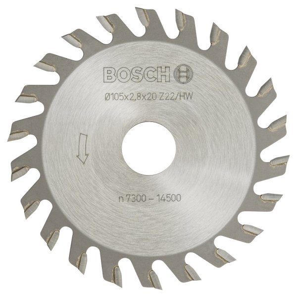 Bosch - GUF 4-22 A İçin Kesici Bıçak 20*2,8 mm 22 Diş 3608641002