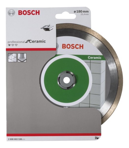 Bosch - Standard Seri Seramik İçin Elmas Kesme Diski 180 mm 2608602536