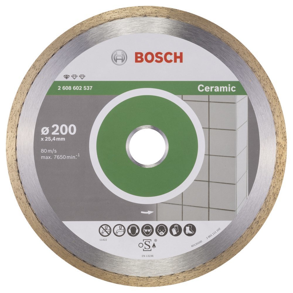 Bosch - Standard Seri Seramik İçin Elmas Kesme Diski 200 mm 2608602537