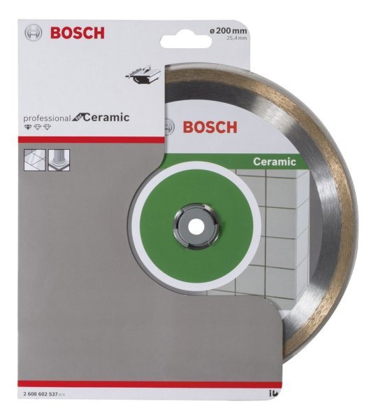 Bosch - Standard Seri Seramik İçin Elmas Kesme Diski 200 mm 2608602537