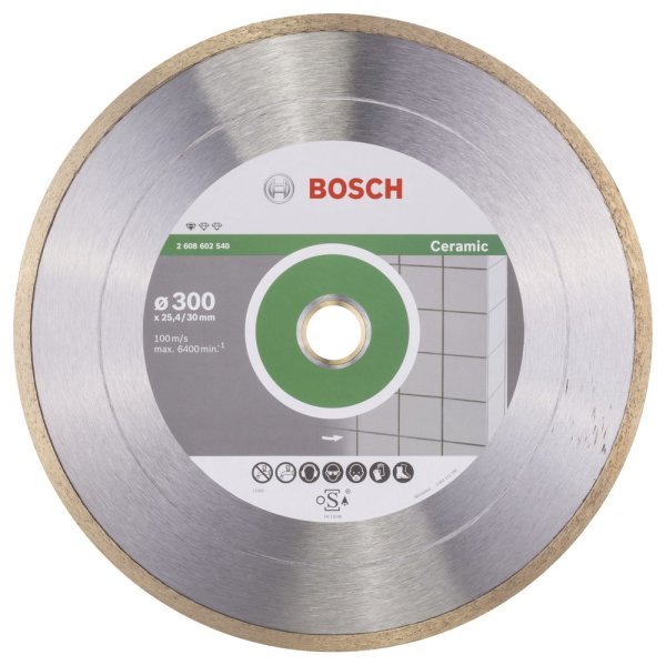 Bosch - Standard Seri Seramik İçin Elmas Kesme Diski 300 mm 2608602540