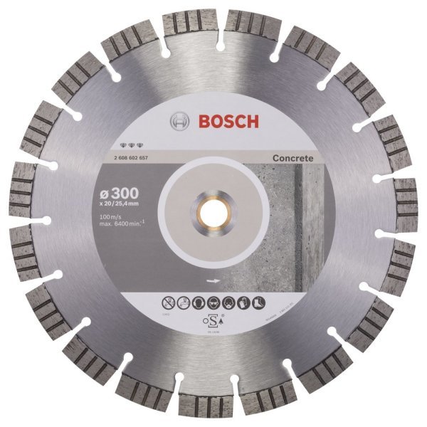 Bosch - Best Serisi Beton İçin Elmas Kesme Diski 300 mm 2608602657