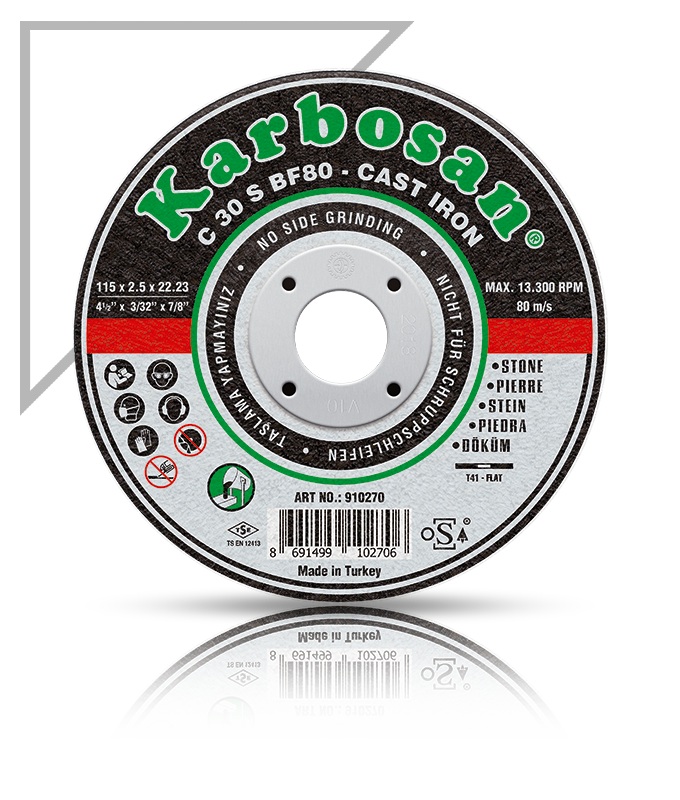 KARBOSAN/180x3.0x22.23/Döküm Kesme Diskleri