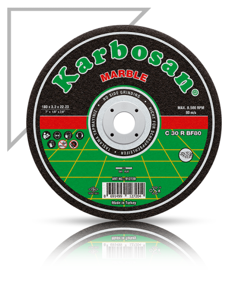 KARBOSAN/230x3.5x22.23/MERMER KESME DİSKİ