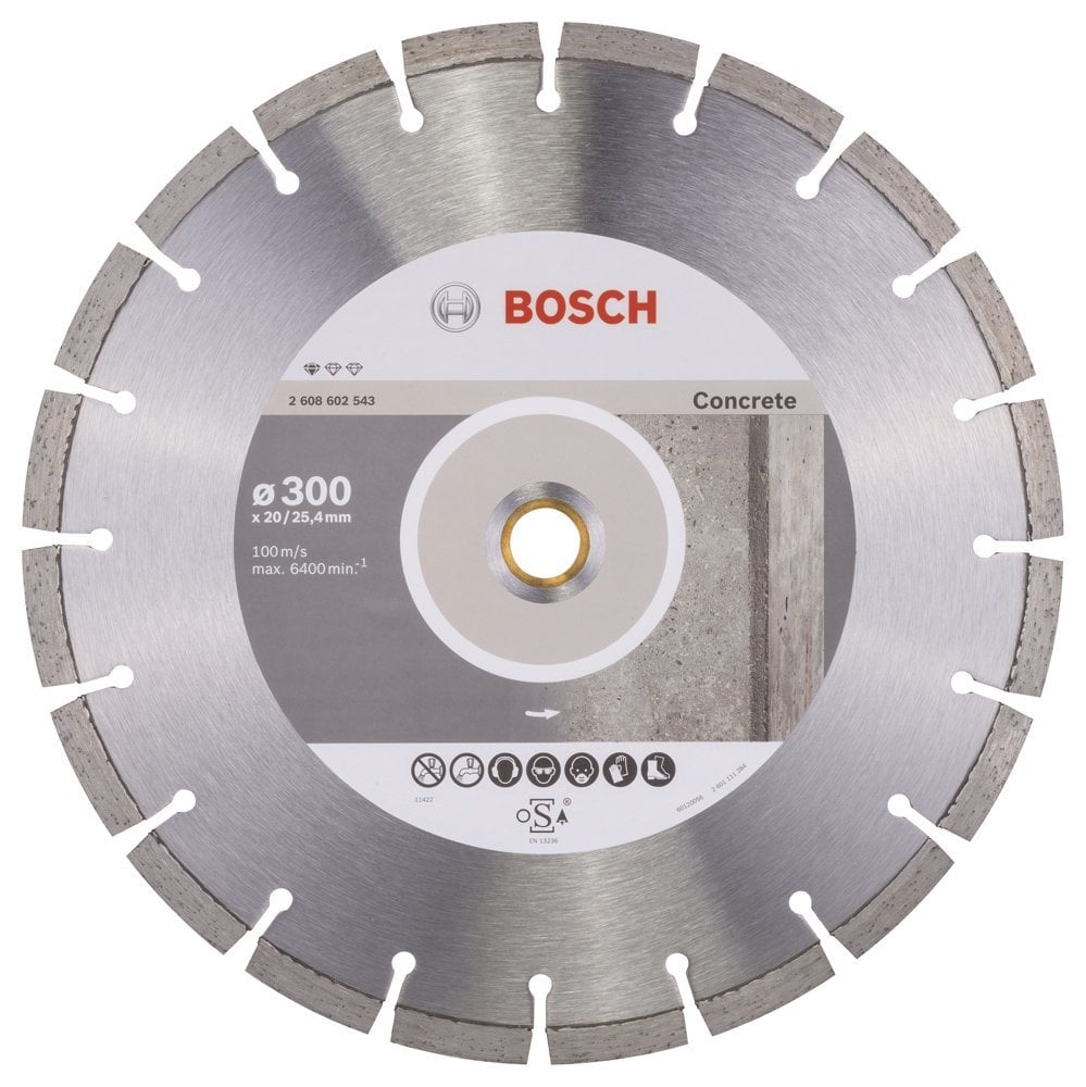 Bosch - Standard Seri Beton İçin Elmas Kesme Diski 300 mm 2608602543