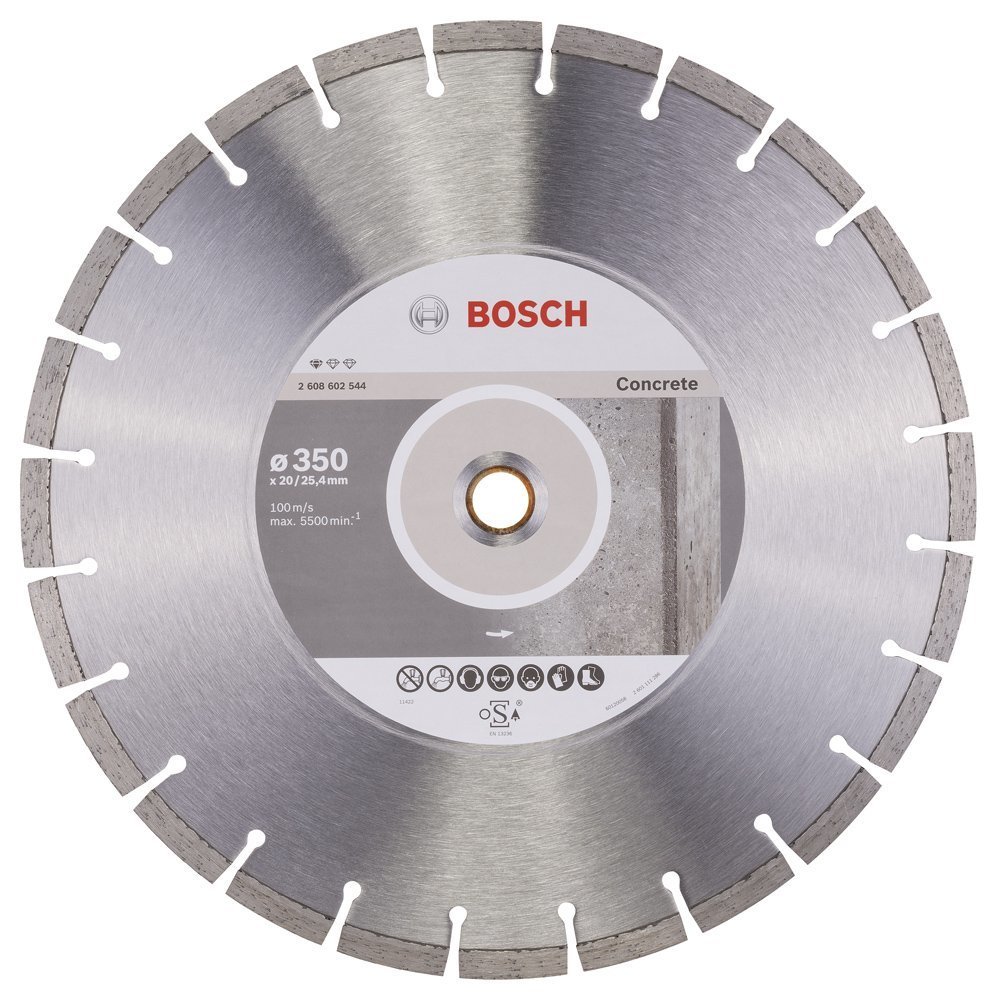 Bosch - Standard Seri Beton İçin Elmas Kesme Diski 350 mm 2608602544