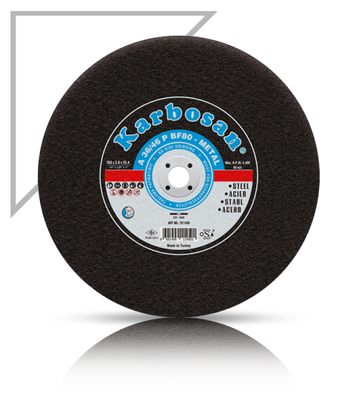 KARBOSAN/400x4.0x40/Metal Sabit Tezgah Kesme Diskleri