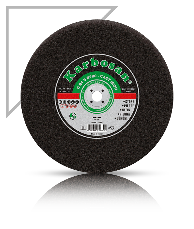 KARBOSAN/400x4.0x40/Döküm Sabit Tezgah Kesme Diskleri