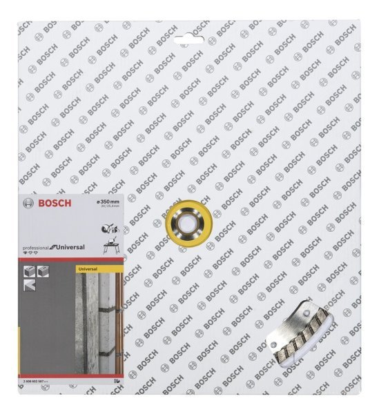Bosch - Standard Seri Genel Yapı Malzemeleri İçin Turbo Segman Elmas Kesme Diski 350 mm 2608602587