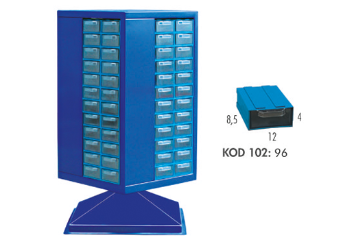 Çekmeceli Döner Dolap KOD:MT 102