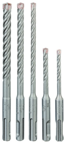 Bosch - SDS plus-5X Serisi Kırıcı Delici Matkap Ucu 5 Parça Set (5,6 x 110 mm, 6,8,10 x 160 mm) 2608833910