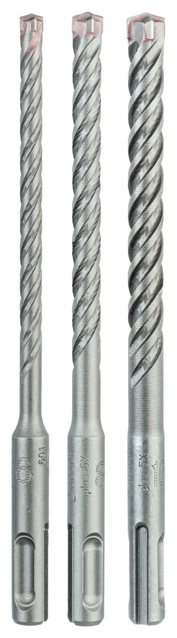Bosch - SDS plus-5X Serisi Kırıcı Delici Matkap Ucu 3 Parça Set ( 6,8,10 x 160 mm) 2608833912