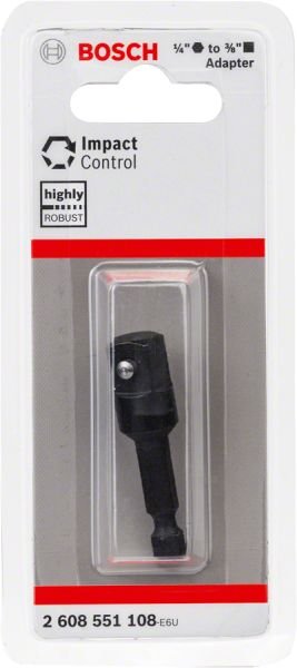 Bosch - 1 4'' Hex 3 8'' Socket Adaptör *50mm 2608551108