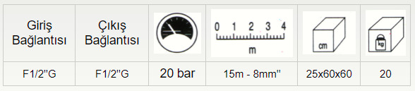 Hava Hortum Makarası 10Mt Kapasiteli