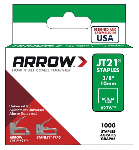 Arrow AR276 10mm 1000 Adet Profesyonel Zımba Teli