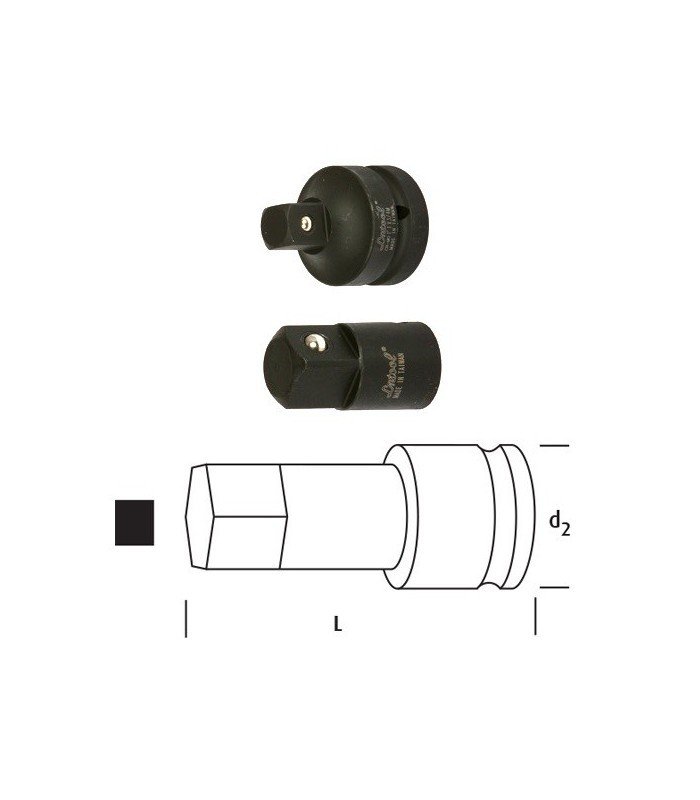 OSAKA 1/4-1/4 BITS ADAPTOR/LN14-14BAD